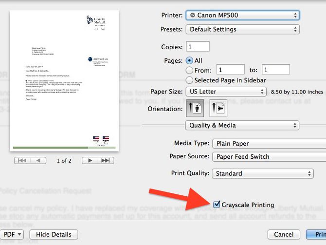 Microsoft word print one sided default mac os